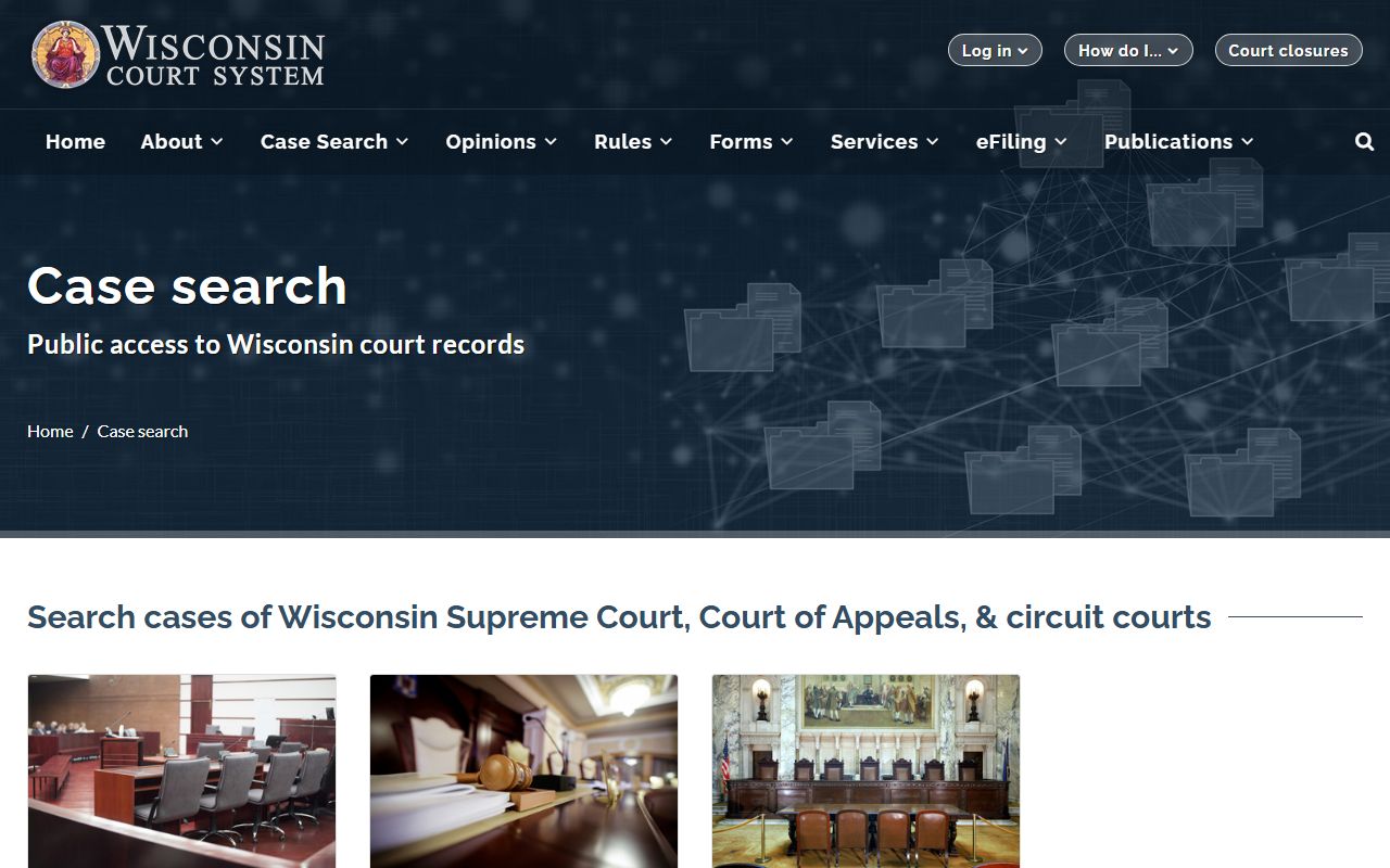 Juneau County court records after jail arrest Wisconsin case search
